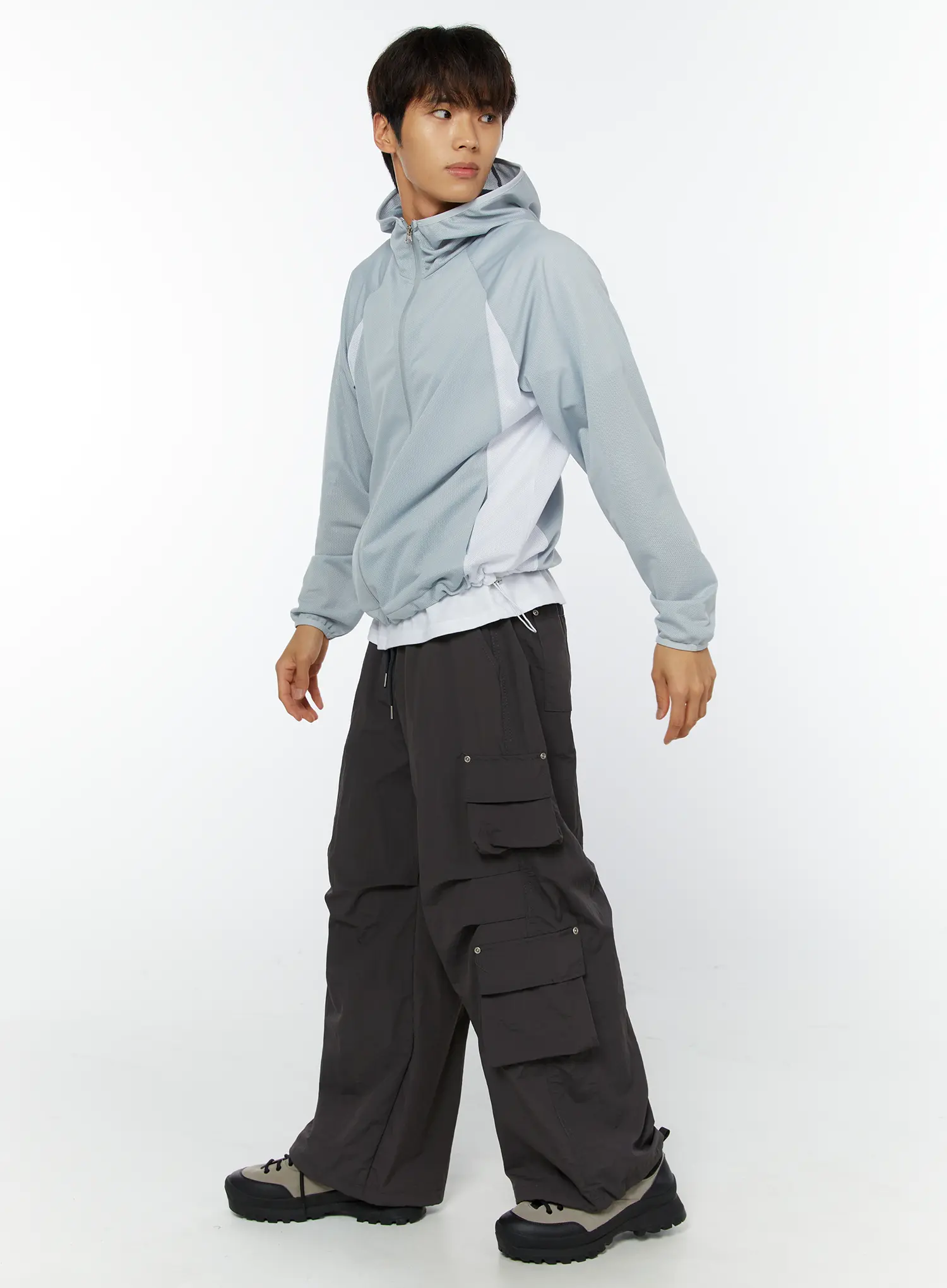Men's Utility Pocket Cargo Pants IY508 - Image 2