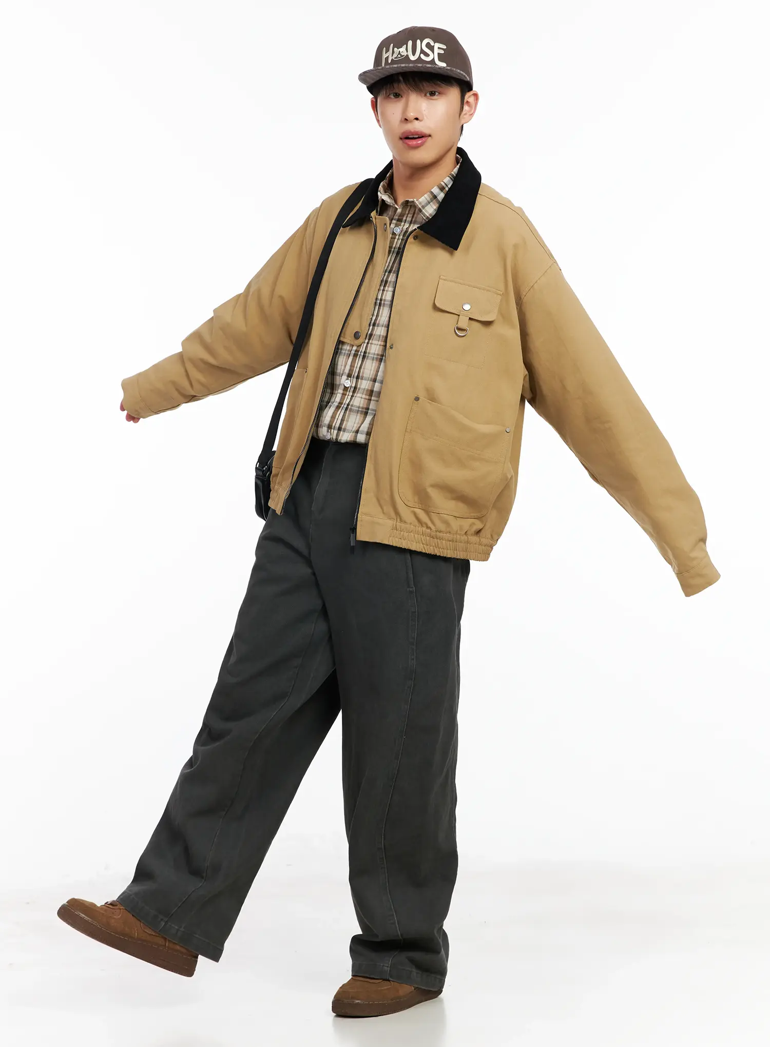 Men's Utility Pocket Wide Leg Pants IM516 - Image 3