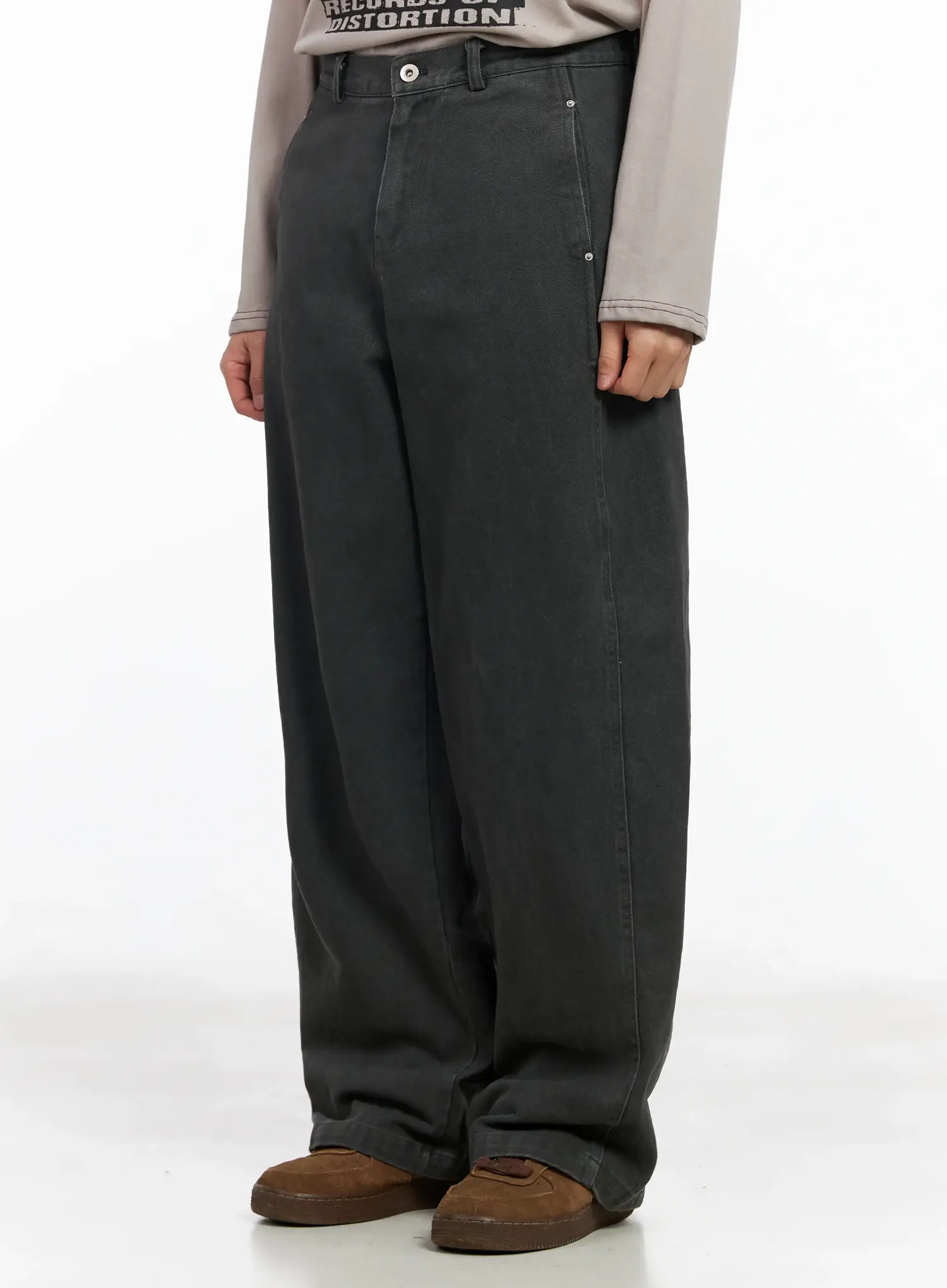 Men's Utility Pocket Wide Leg Pants IM516 - Image 6