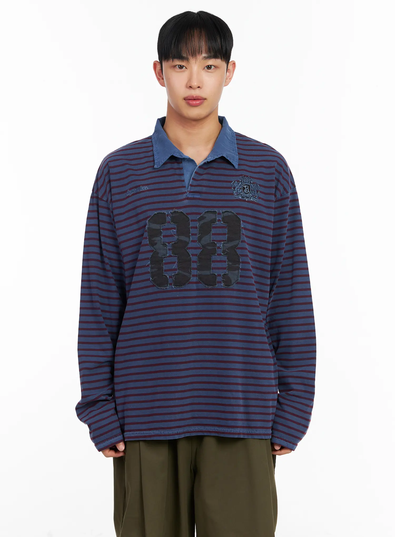 Men's Vintage 88 Polo Long Sleeve Shirt IA501 - Image 11
