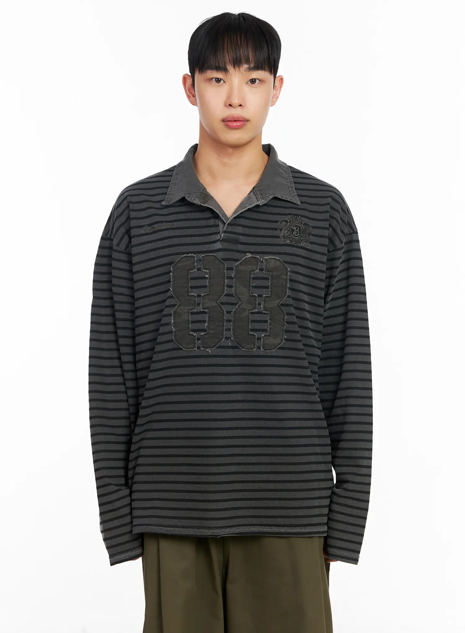 Men's Vintage 88 Polo Long Sleeve Shirt IA501 - Image 12