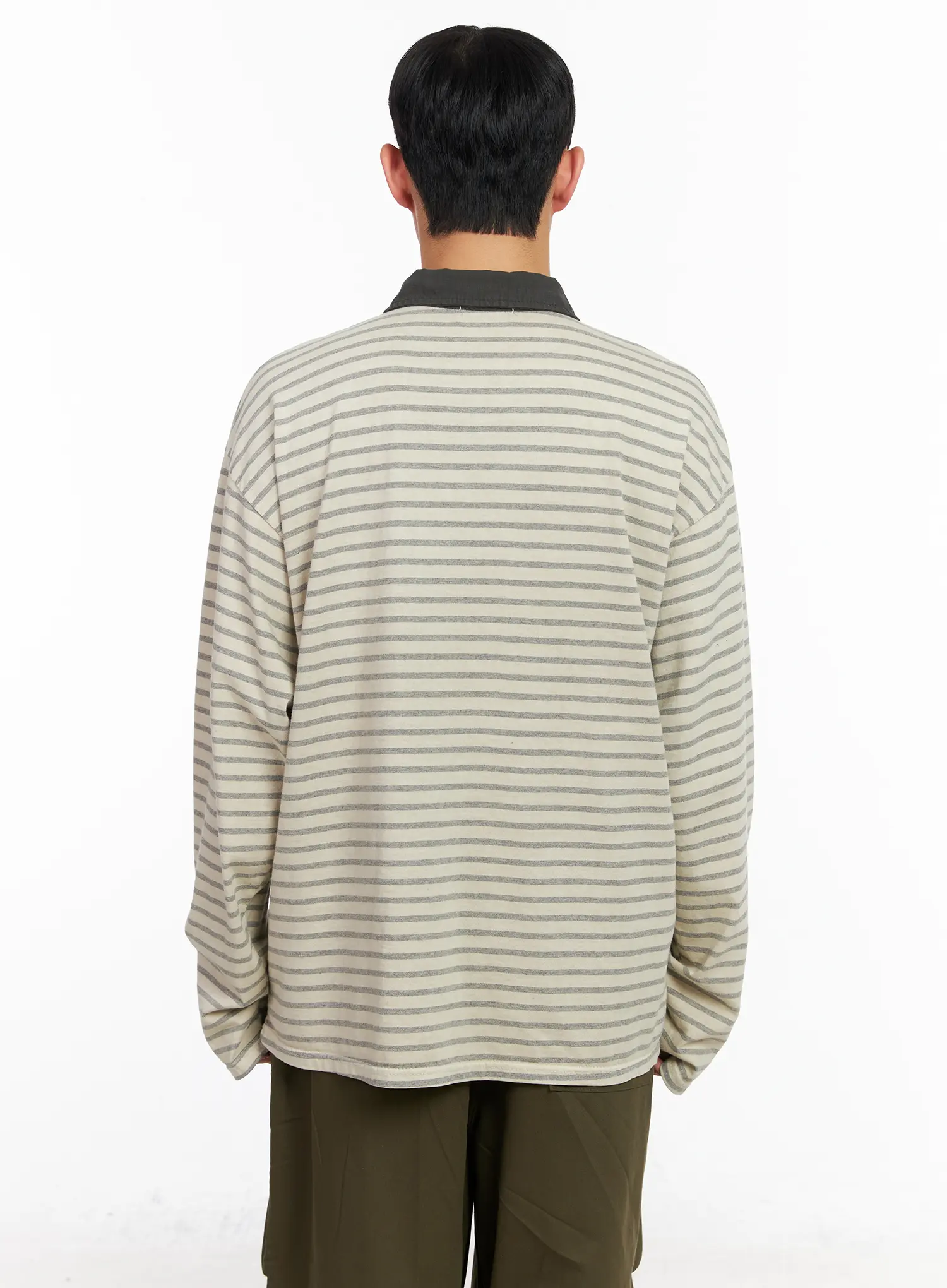 Men's Vintage 88 Polo Long Sleeve Shirt IA501 - Image 6