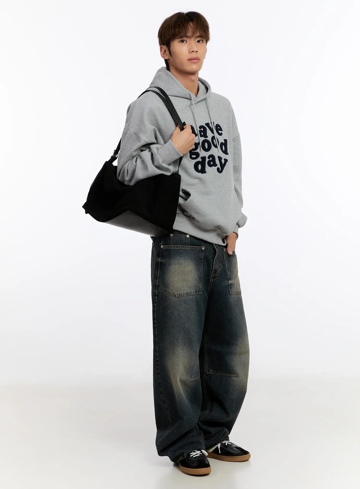 Men's Vintage Big Pocket Jeans IN524 - Image 3