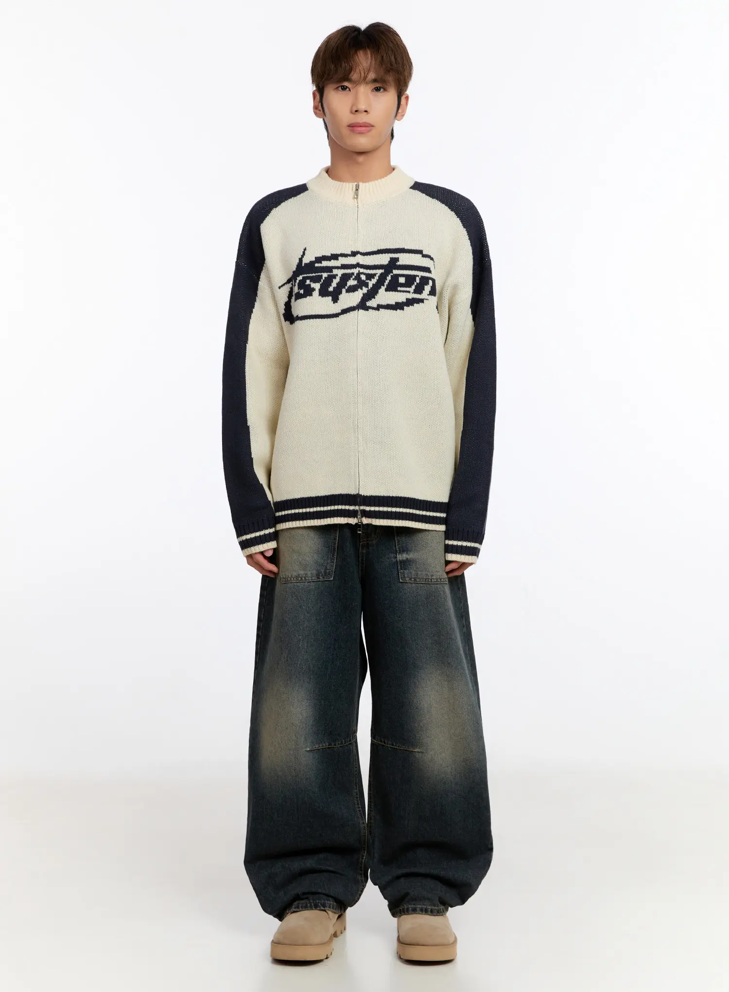 Men's Vintage Big Pocket Jeans IN524 - Image 4