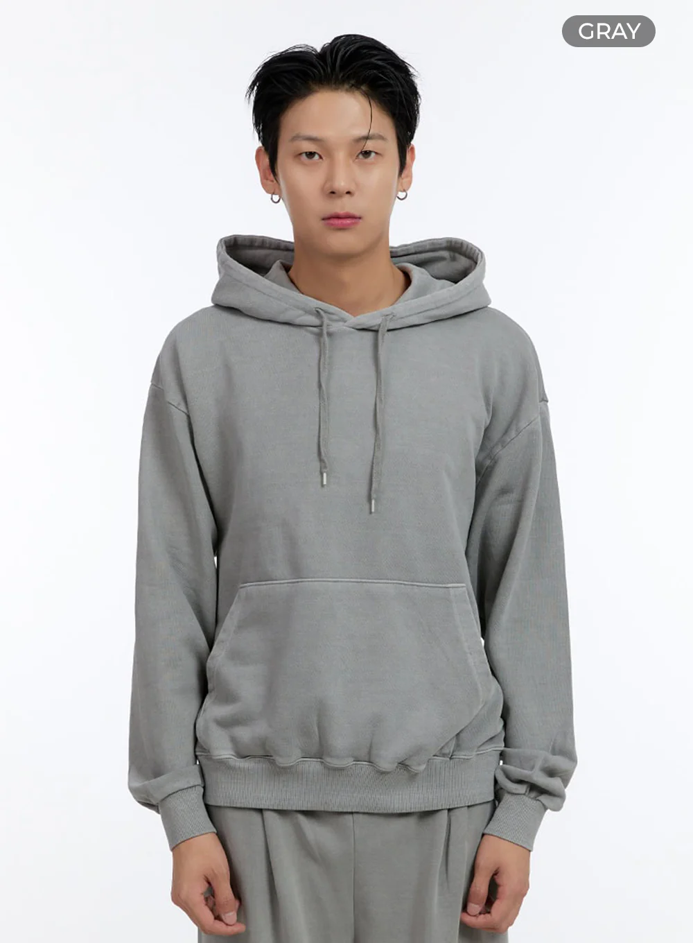 Men's Vintage Wash Hoodie IO428 - Image 11