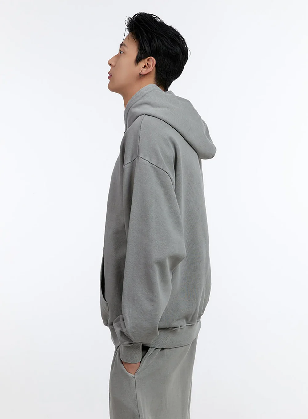 Men's Vintage Wash Hoodie IO428 - Image 4