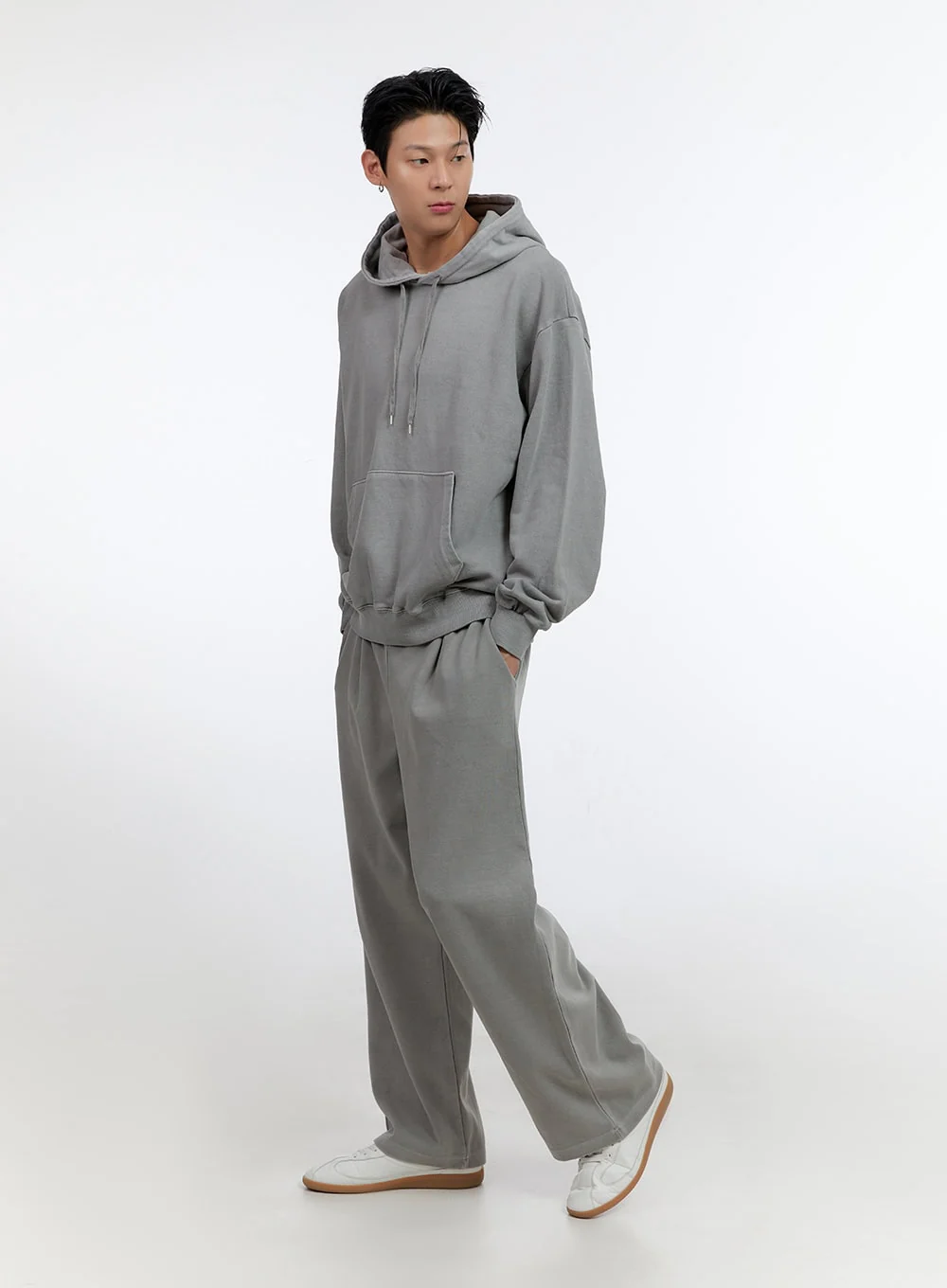 Men's Vintage Wash Hoodie IO428 - Image 9