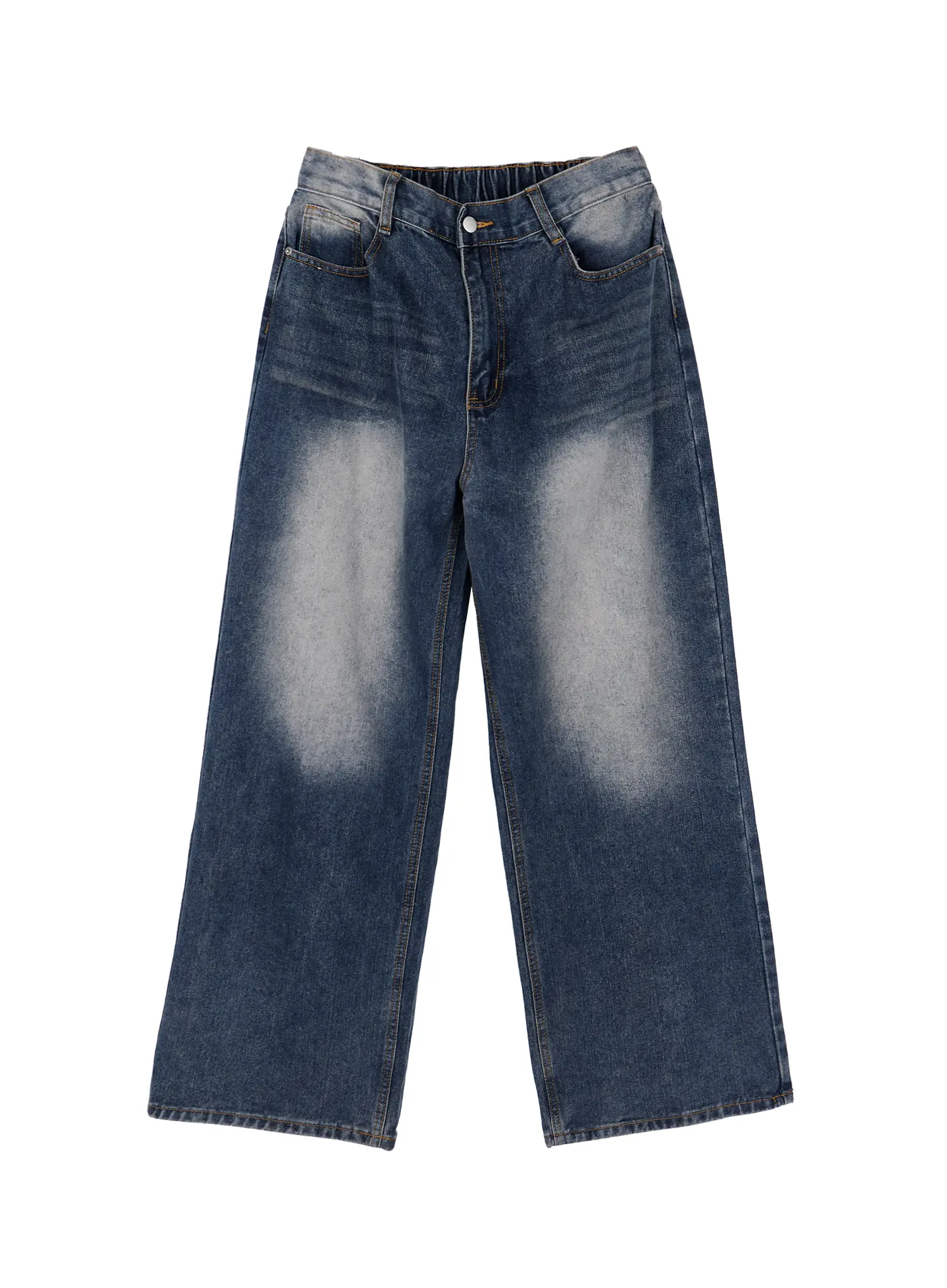 Men's Vintage Wash Jeans IA530 - Image 2