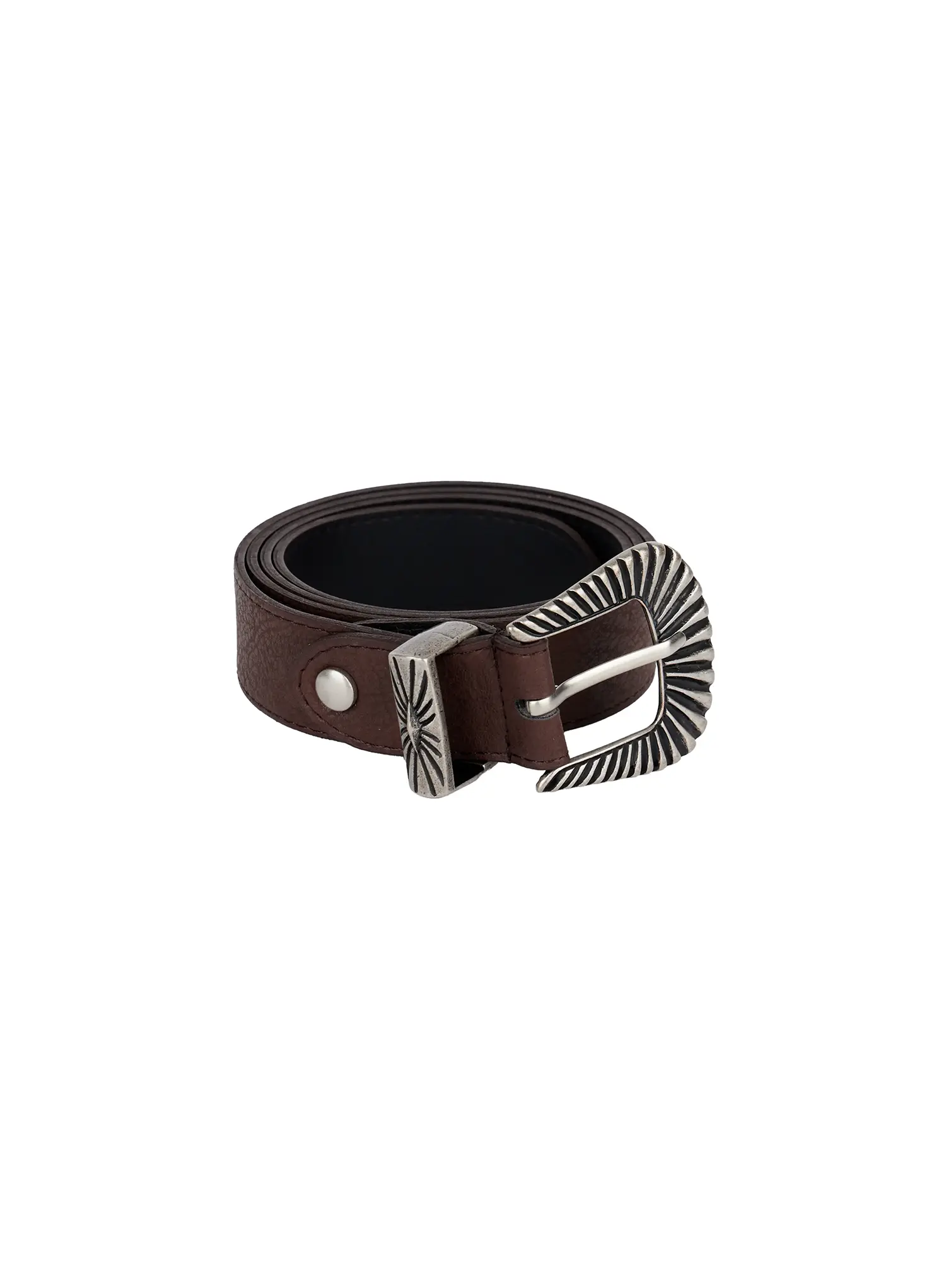 Men's Vintage Western Buckle Belt IS530 - Image 6