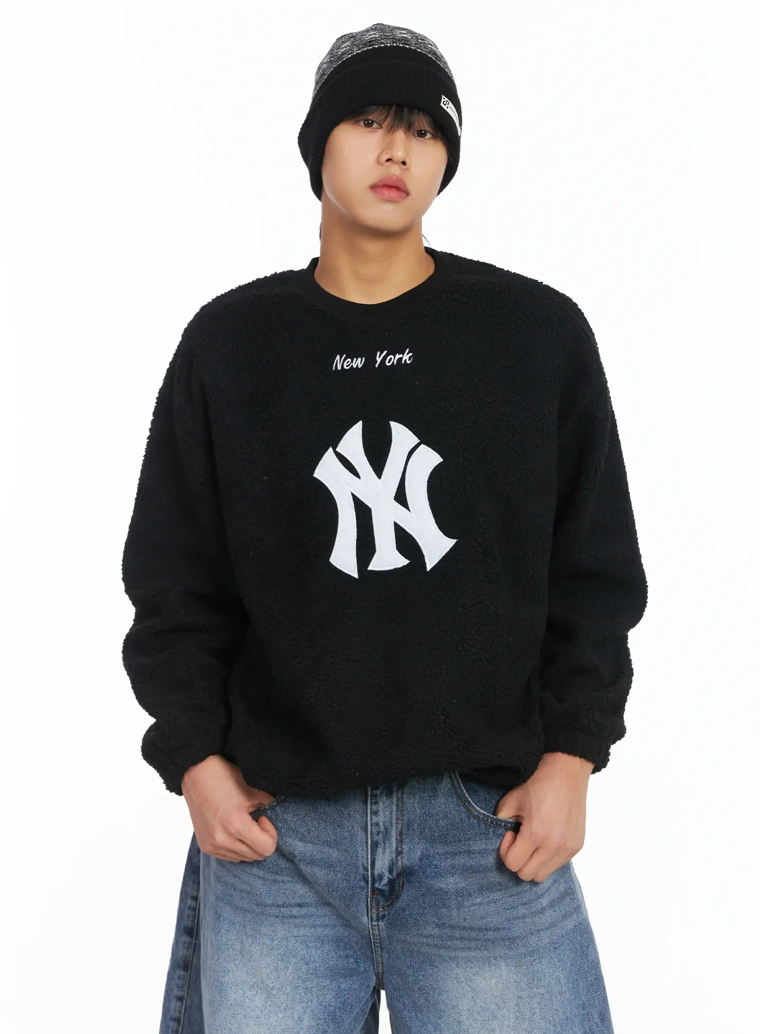 Men's Warm NY Graphic Sweatshirt IJ512