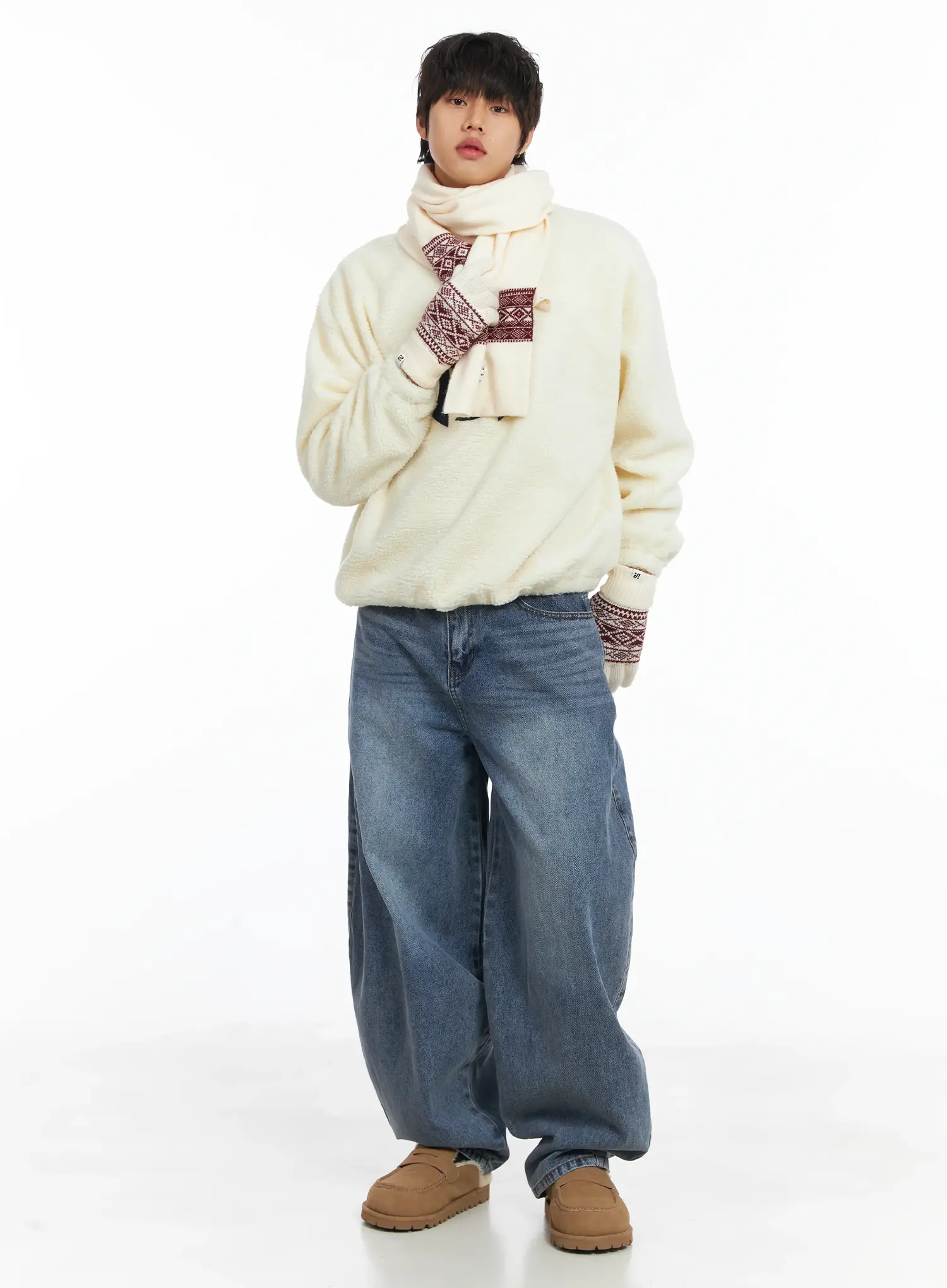 Men's Warm NY Graphic Sweatshirt IJ512 - Image 3