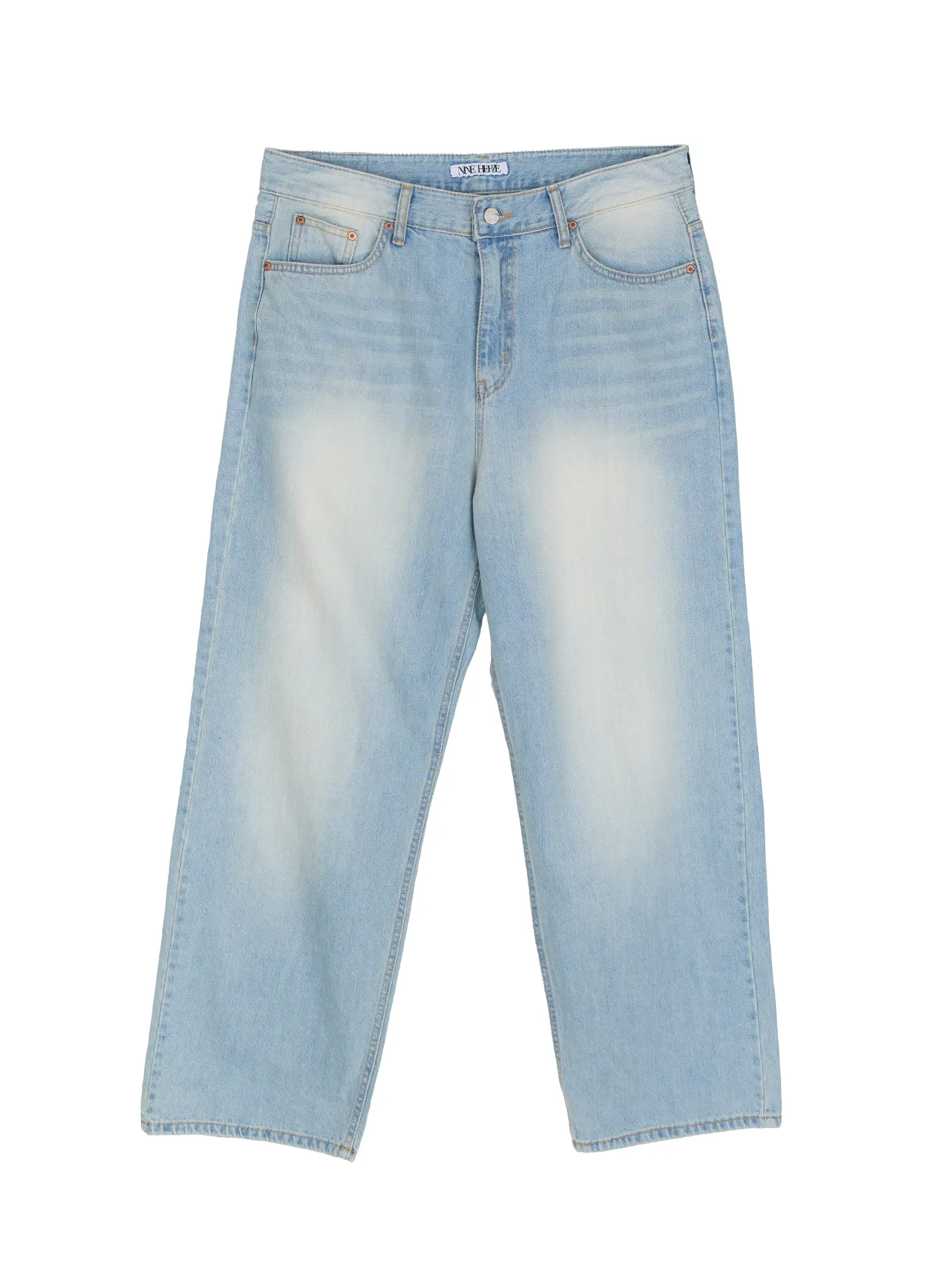 Men's Washed Baggy Jeans IM502 - Image 11
