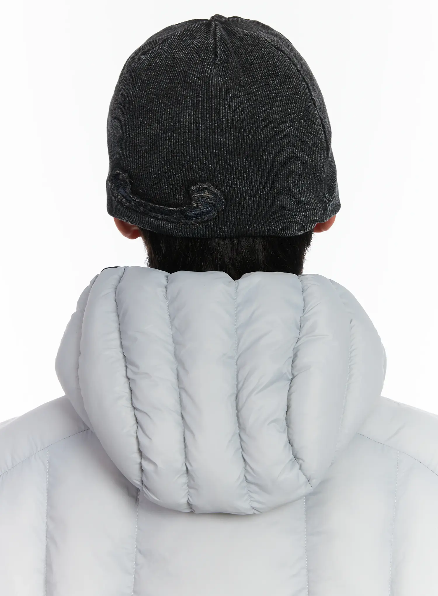 Men's Washed Denim Ribbed Beanie ID511 - Image 6