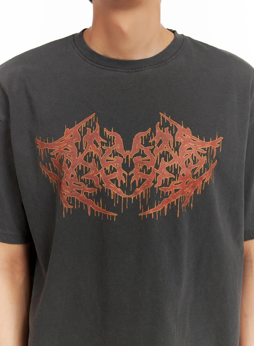 Men's Washed Graphic T-Shirt IY416 - Image 2