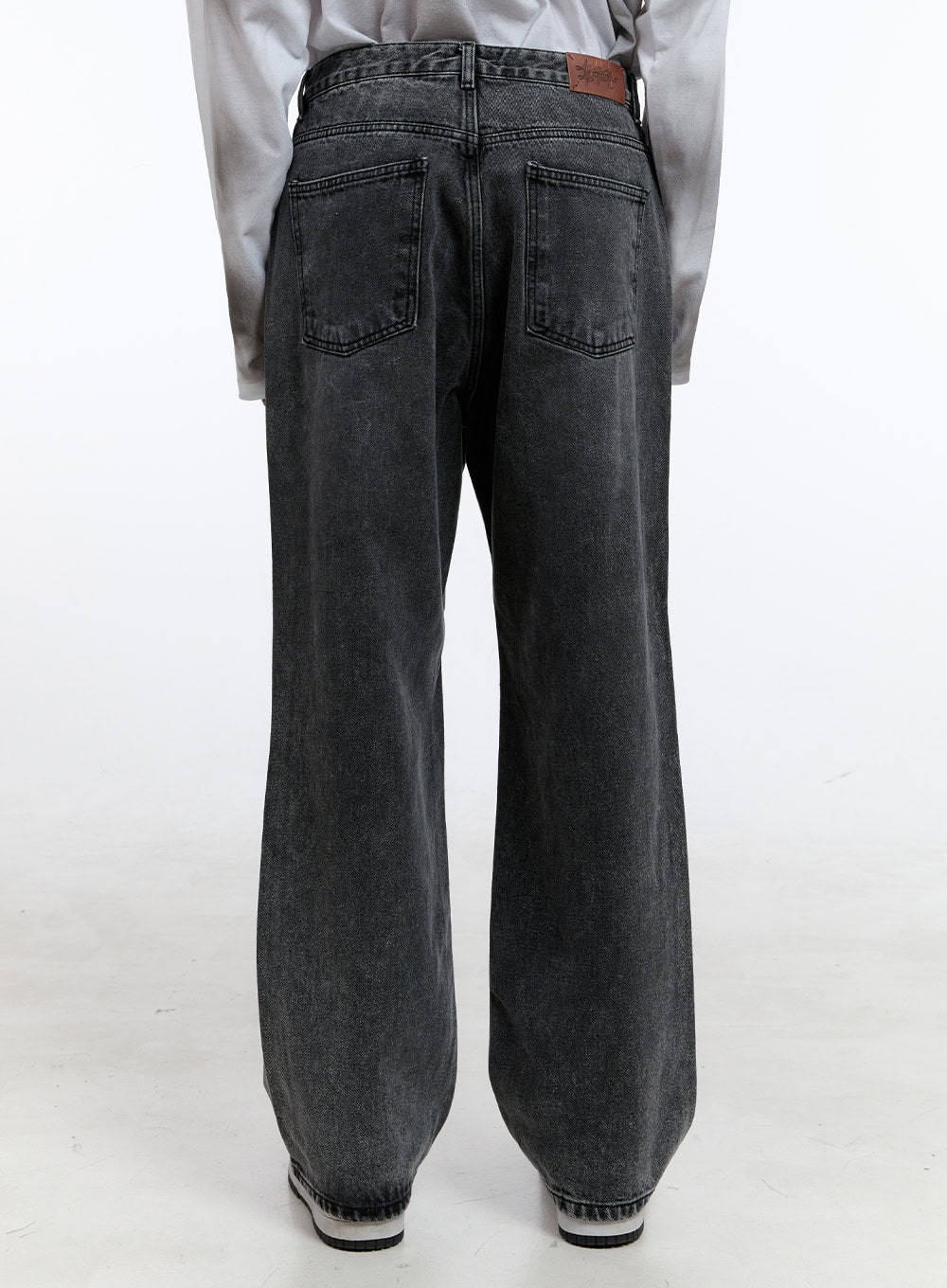 Men's Washed Jeans IG427 - Image 5
