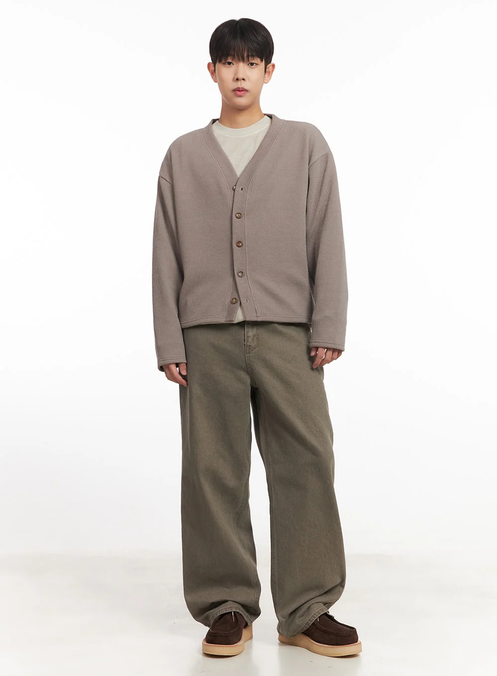 Men's Washed Long-Sleeve T-Shirt IM527 - Image 10