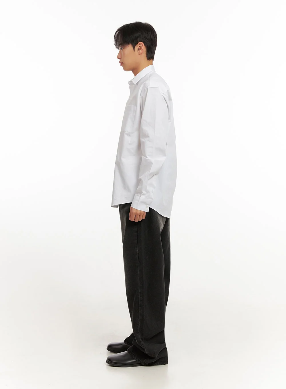 Men's Washed Relaxed-Fit Jeans ID406 - Image 8