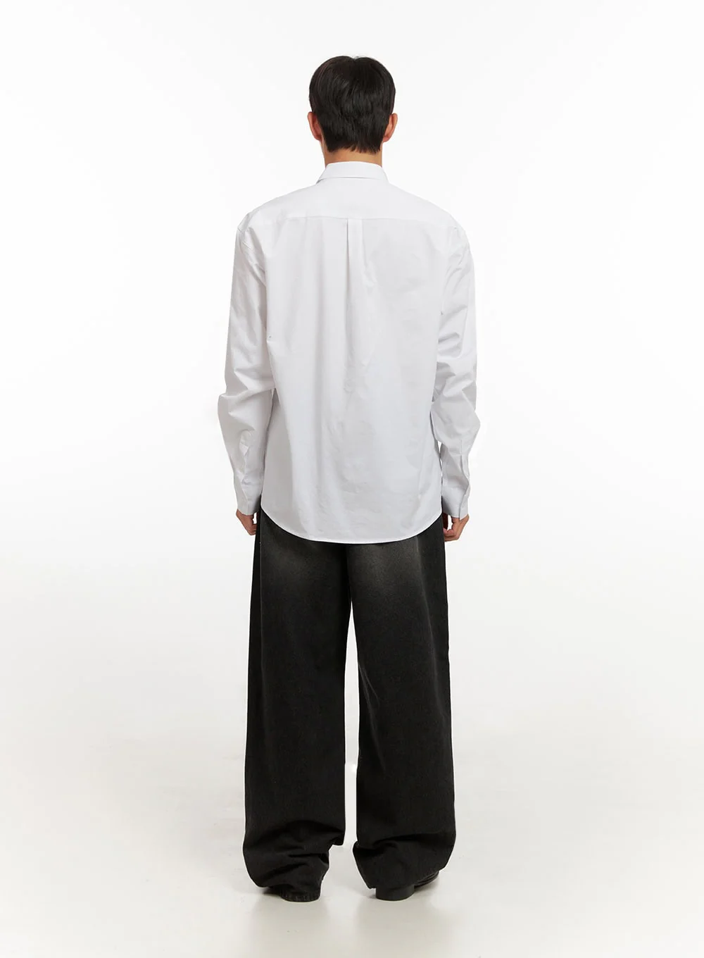 Men's Washed Relaxed-Fit Jeans ID406 - Image 9