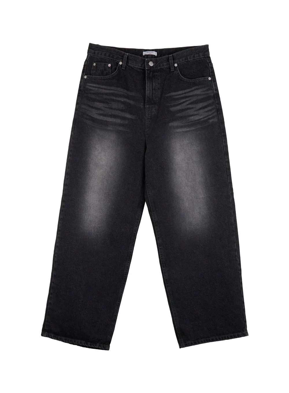 Men's Washed Relaxed-Fit Jeans IJ517 - Image 11
