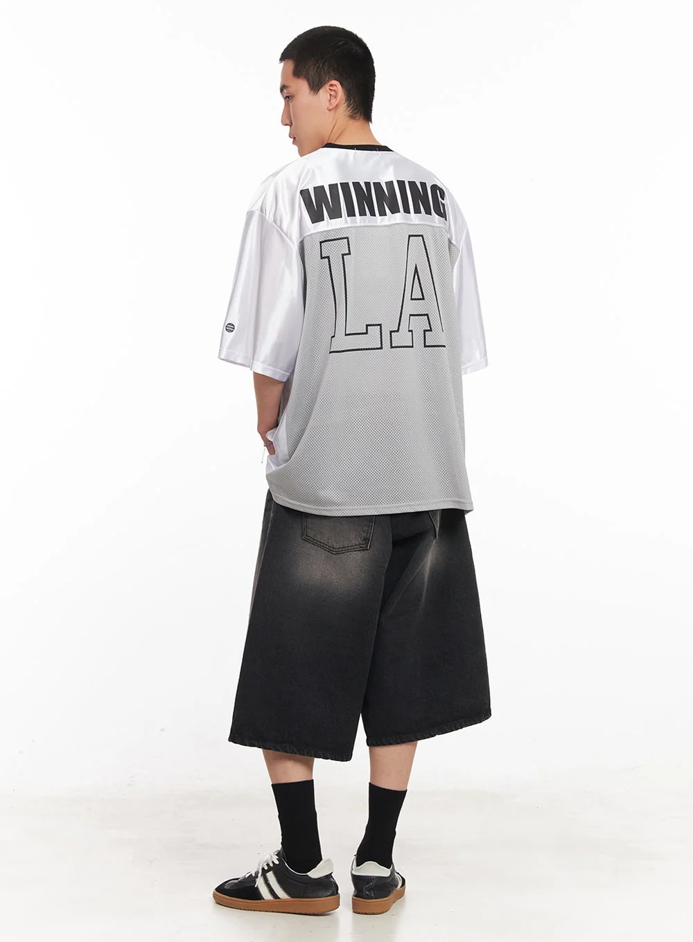 Men's Washed Relaxed-Fit Jorts IY505 - Image 12