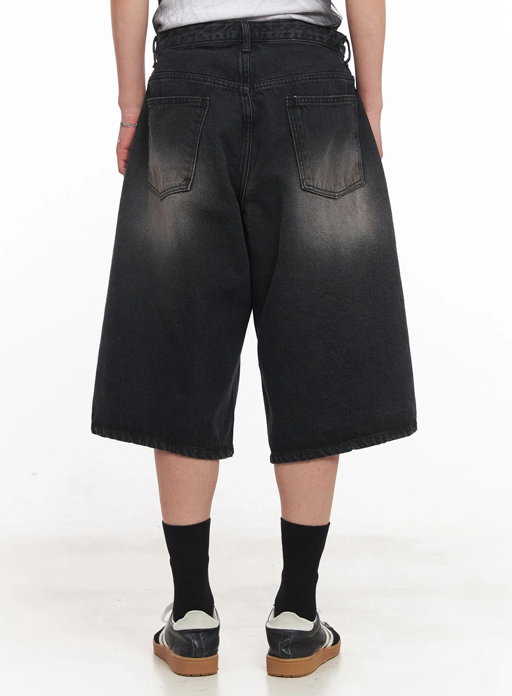Men's Washed Relaxed-Fit Jorts IY505 - Image 5
