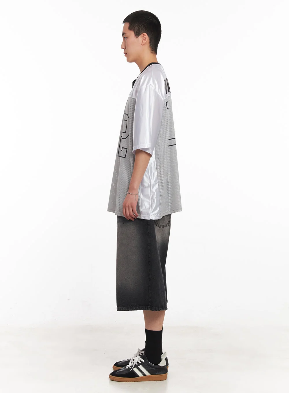 Men's Washed Relaxed-Fit Jorts IY505 - Image 7