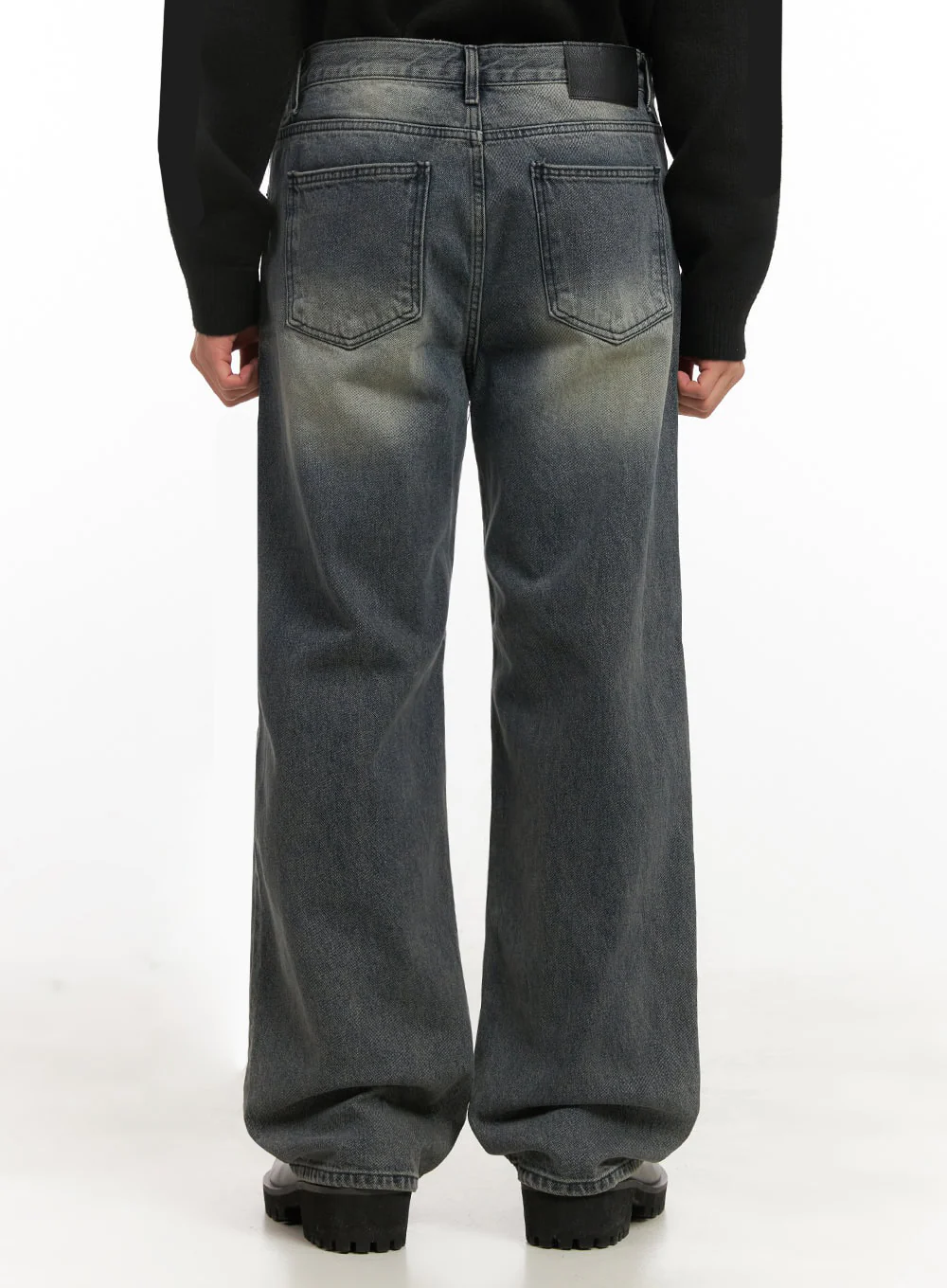 Men's Washed Straight-Leg Denim Jeans ID431 - Image 5