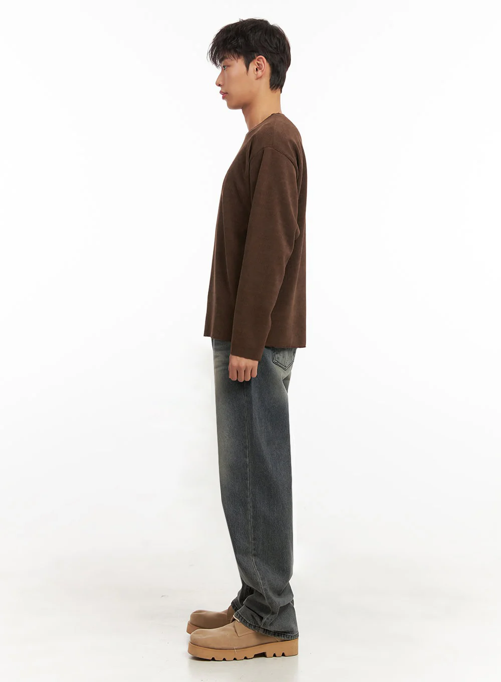Men's Washed Straight-Leg Denim Jeans ID431 - Image 7