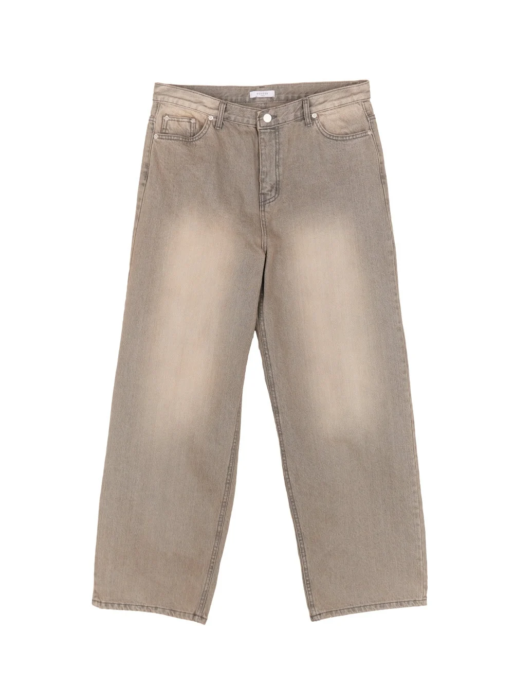 Men's Washed Straight-Leg Jeans IM514 - Image 12