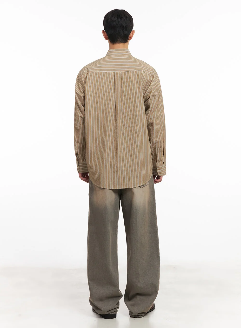 Men's Washed Straight-Leg Jeans IM514 - Image 8