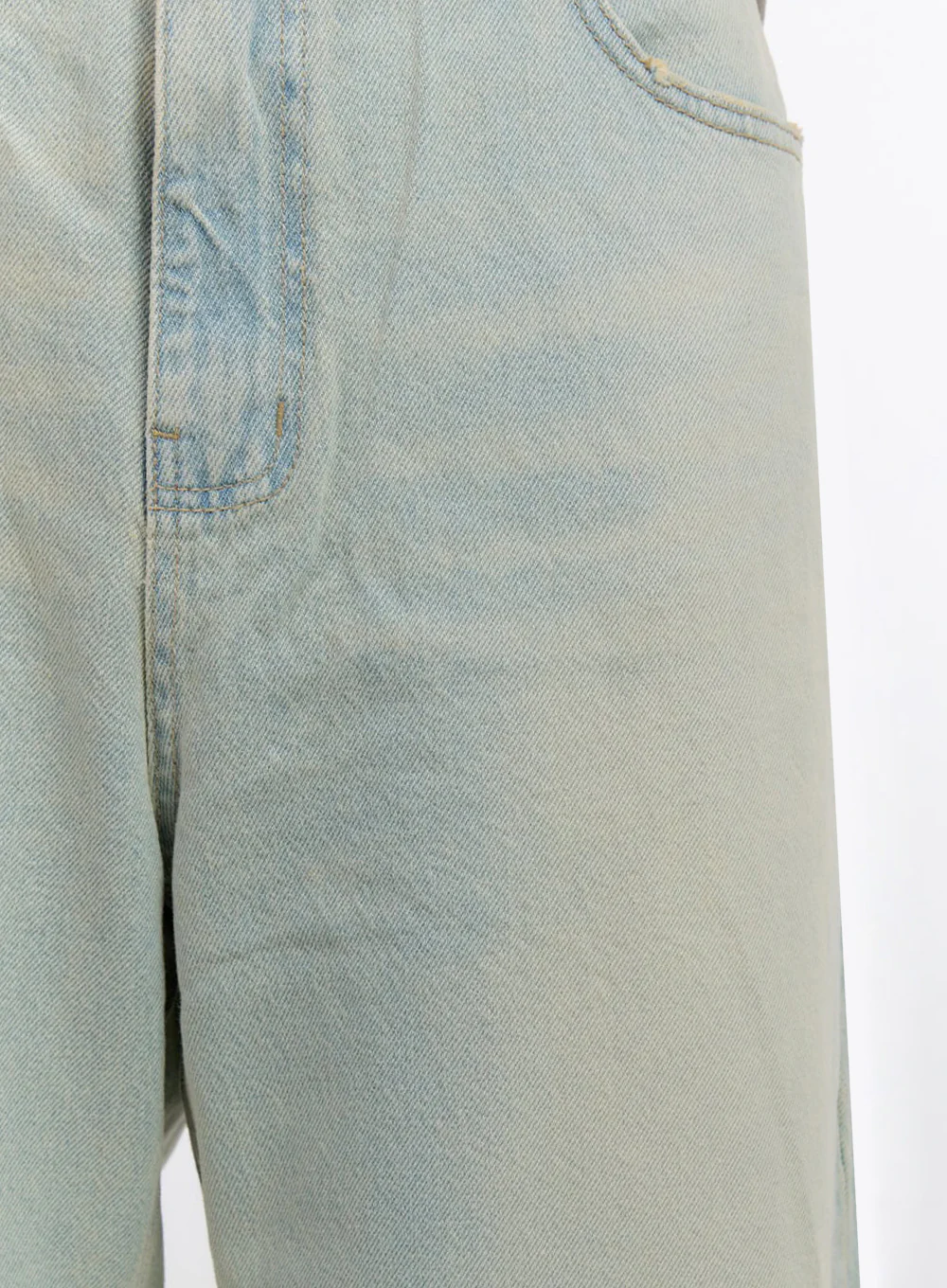 Men's Washed Wide-Leg Jeans IF528 - Image 4