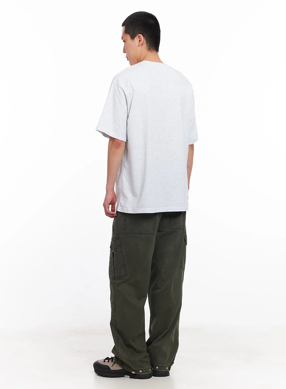 Men's Wide-Fit Cargo Pants IU512 - Image 13