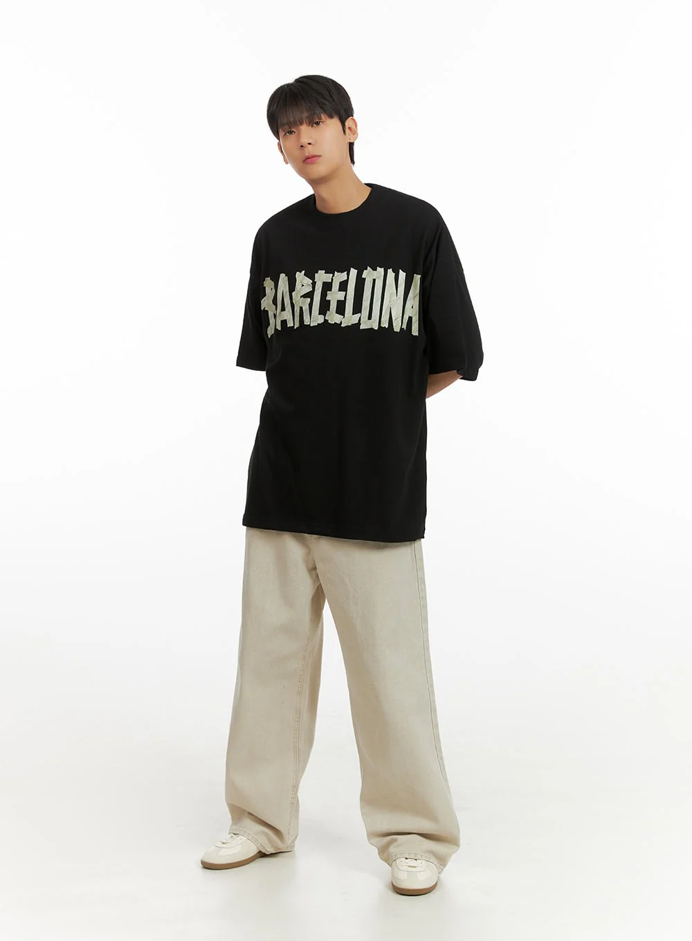 Men's Wide Fit Cotton Pants IU419