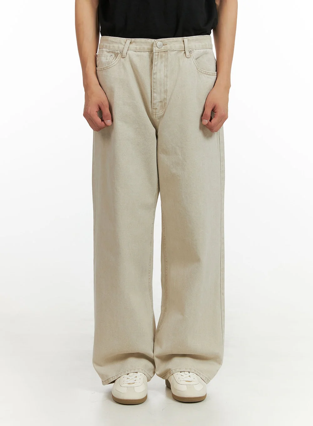 Men's Wide Fit Cotton Pants IU419 - Image 2