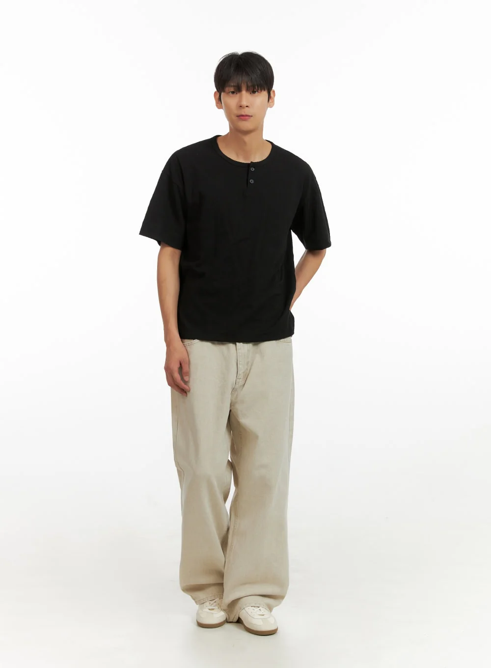 Men's Wide Fit Cotton Pants IU419 - Image 3