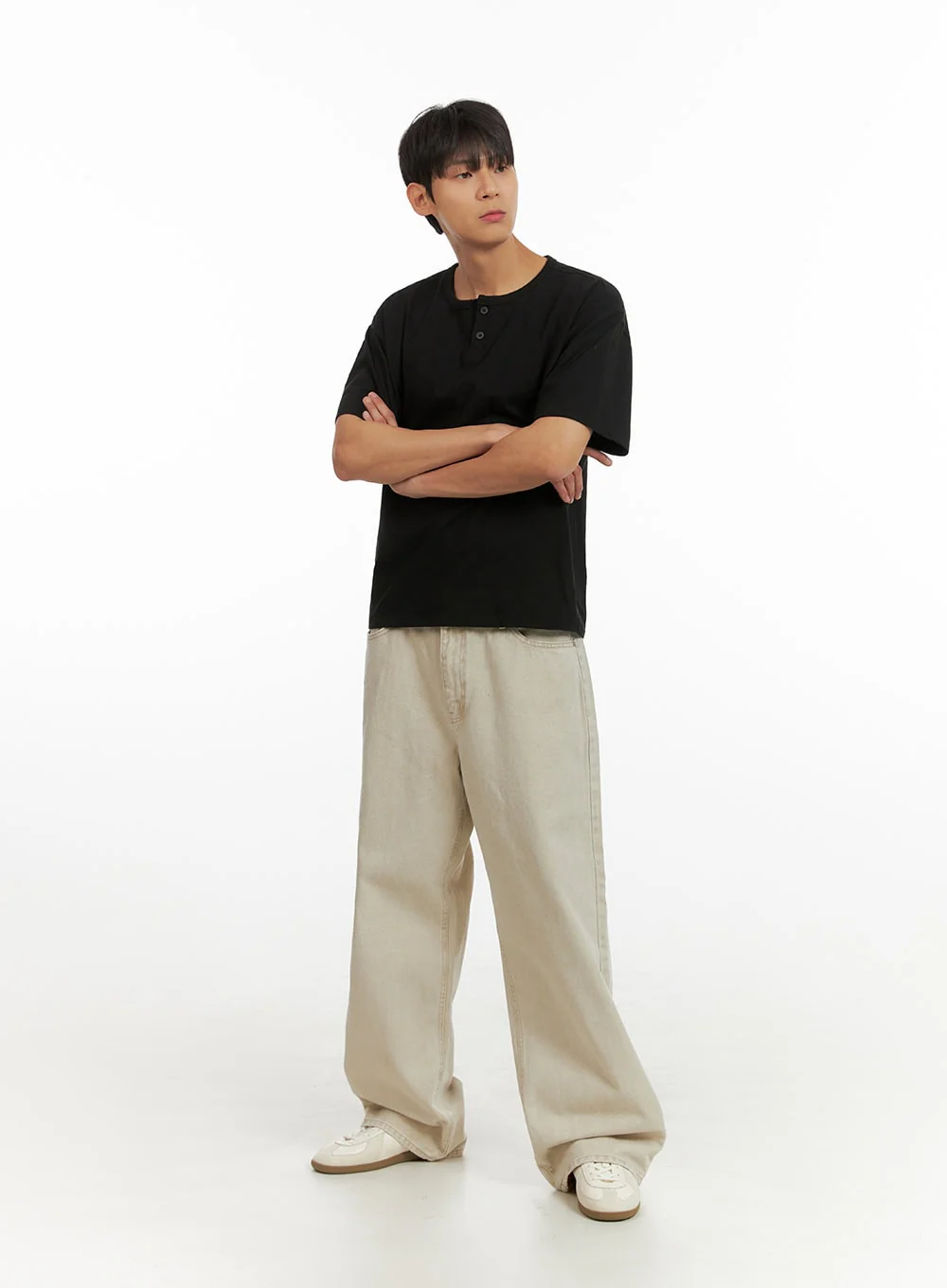 Men's Wide Fit Cotton Pants IU419 - Image 6