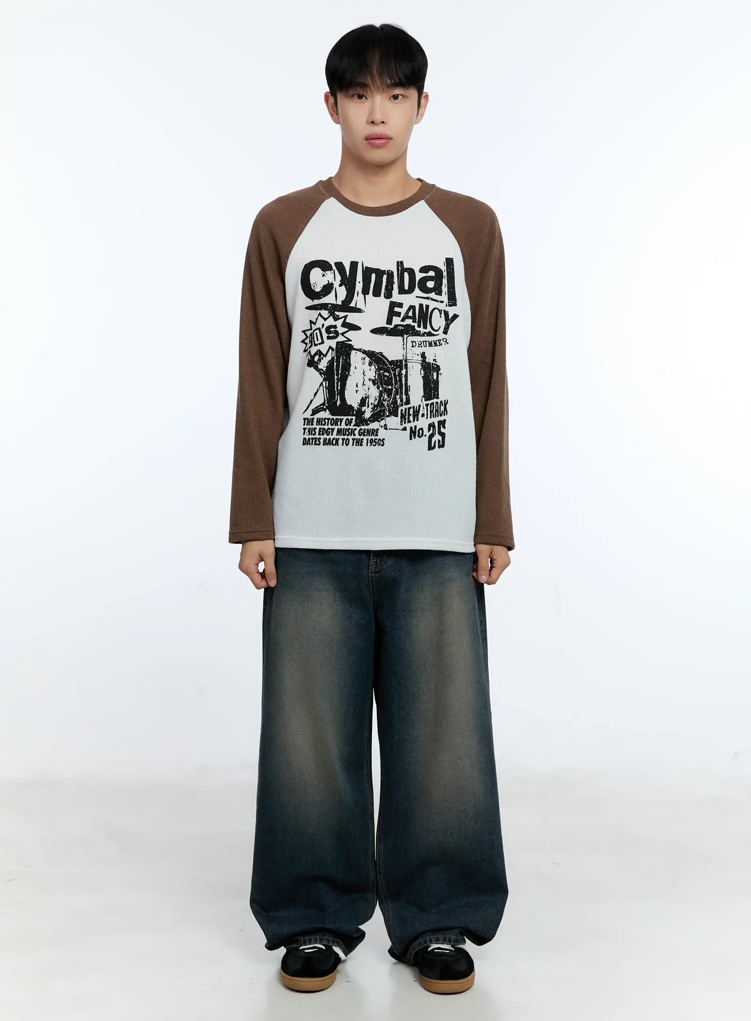 Men's Wide Fit Deep Wash Denim Jeans IG519 - Image 4