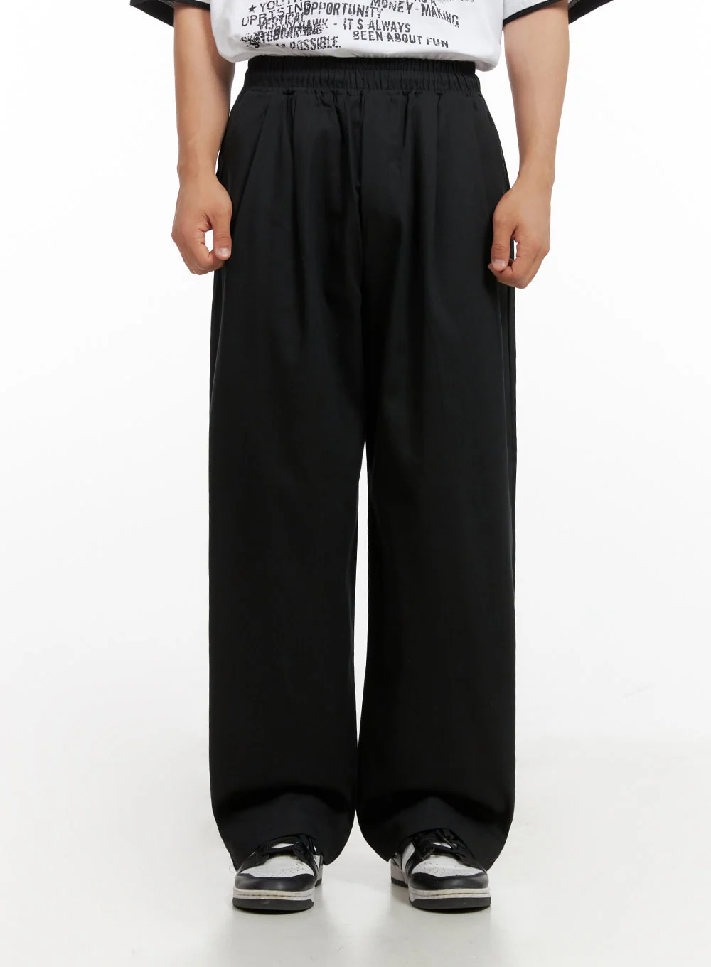 Men's Wide Fit Pants IG409 - Image 2