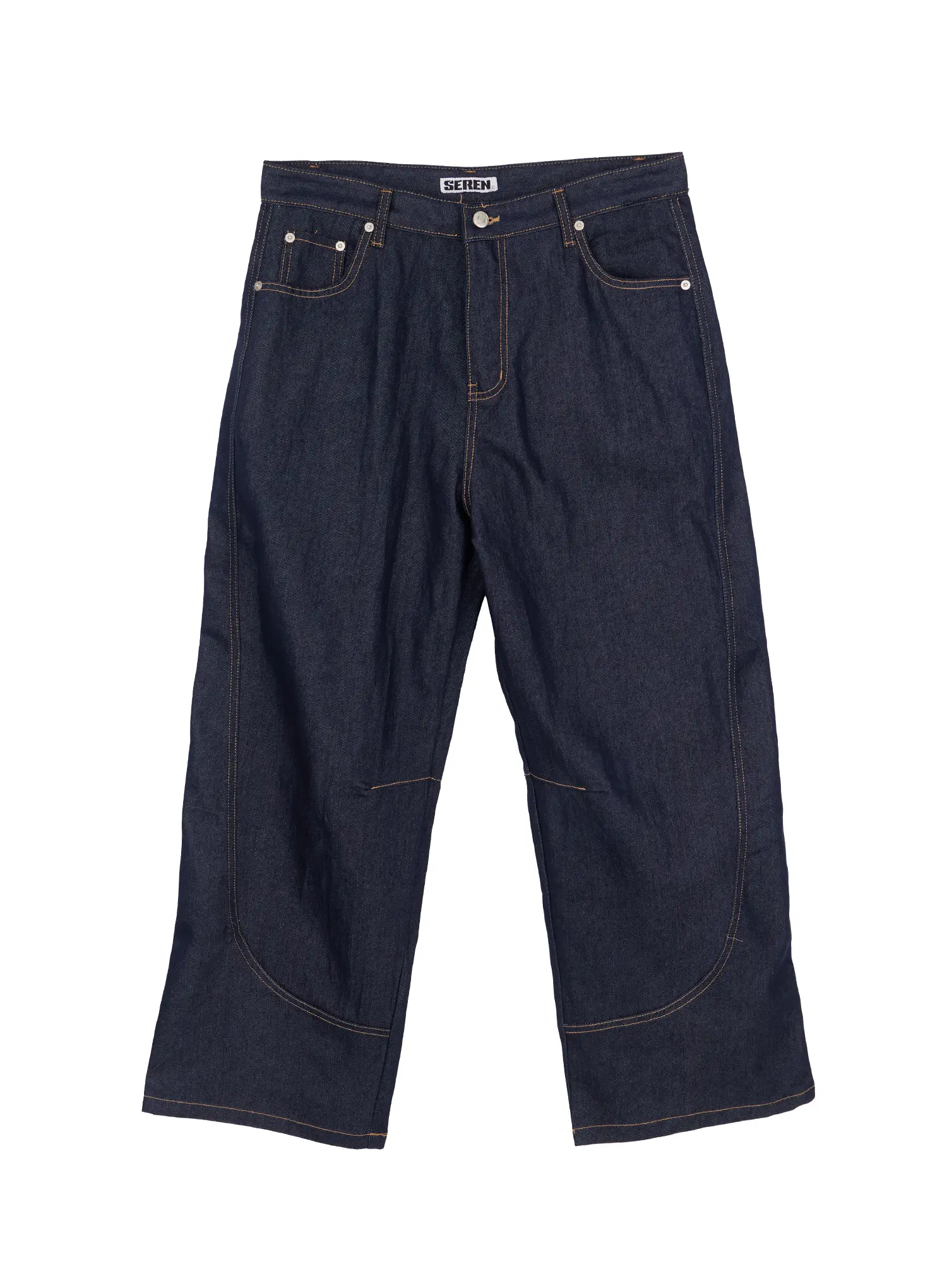 Men's Wide Leg Curved Jeans IM530 - Image 12
