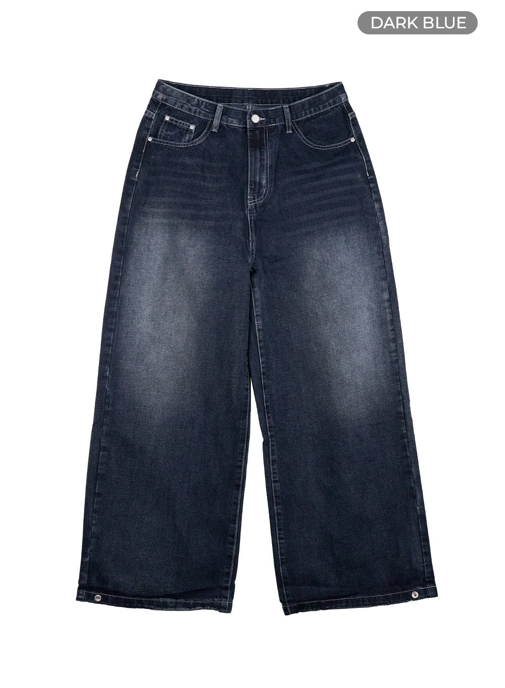 Men's Wide Leg Fit Denim Jeans IO417 - Image 17