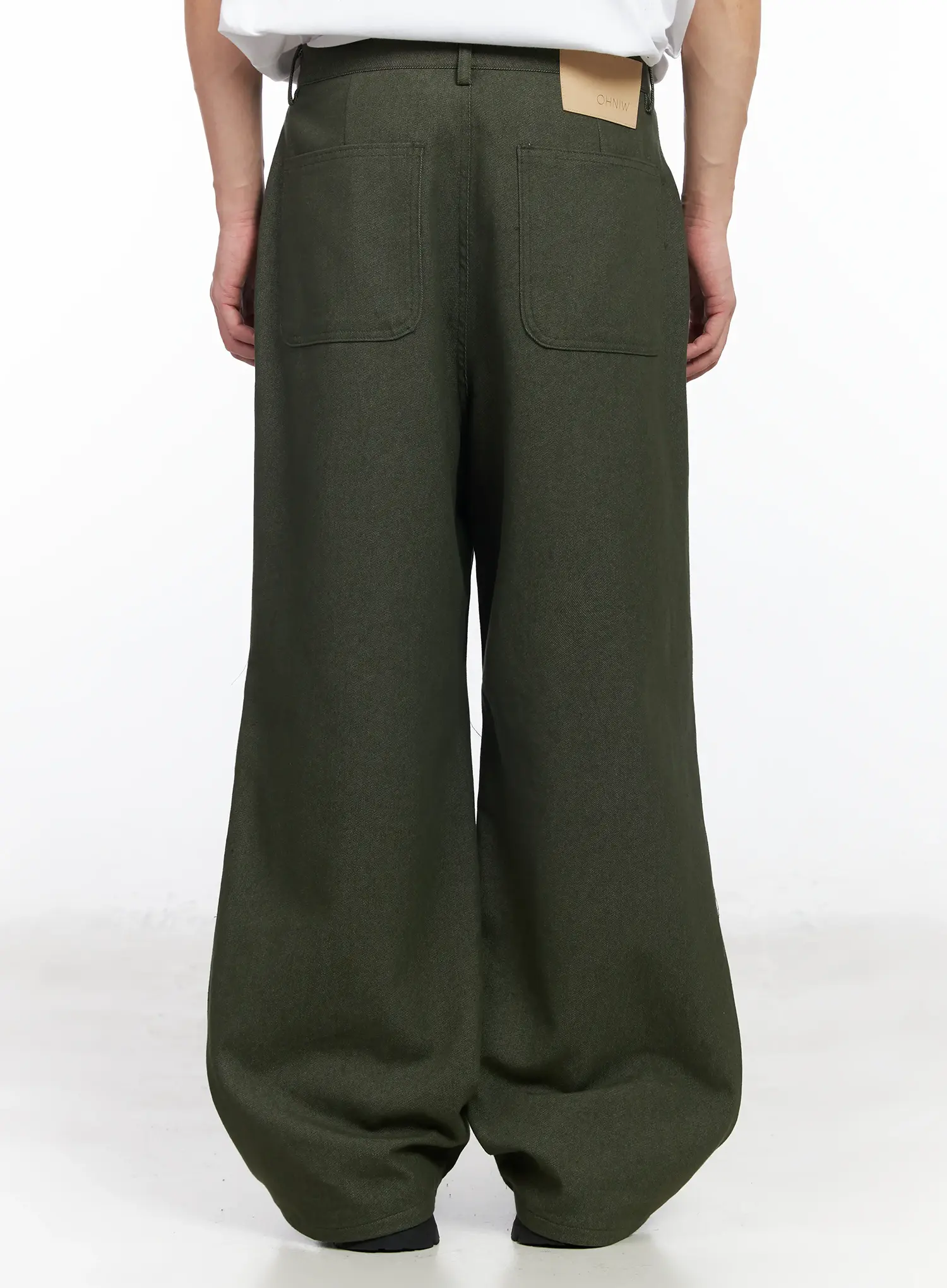 Men's Wide Leg Parachute Pants IM518 - Image 7