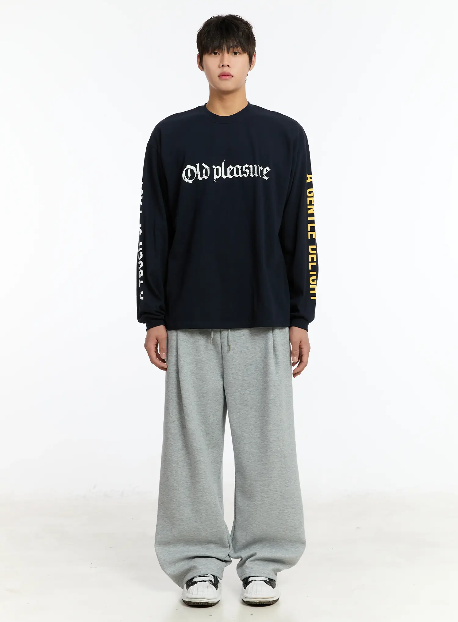 Men's Wide-Leg Sweatpants IM502 - Image 4