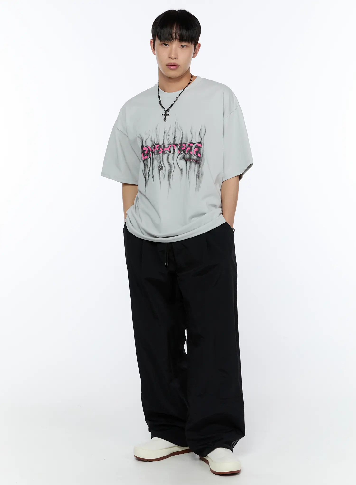 Men's Wide Leg Track Pants IA520 - Image 10