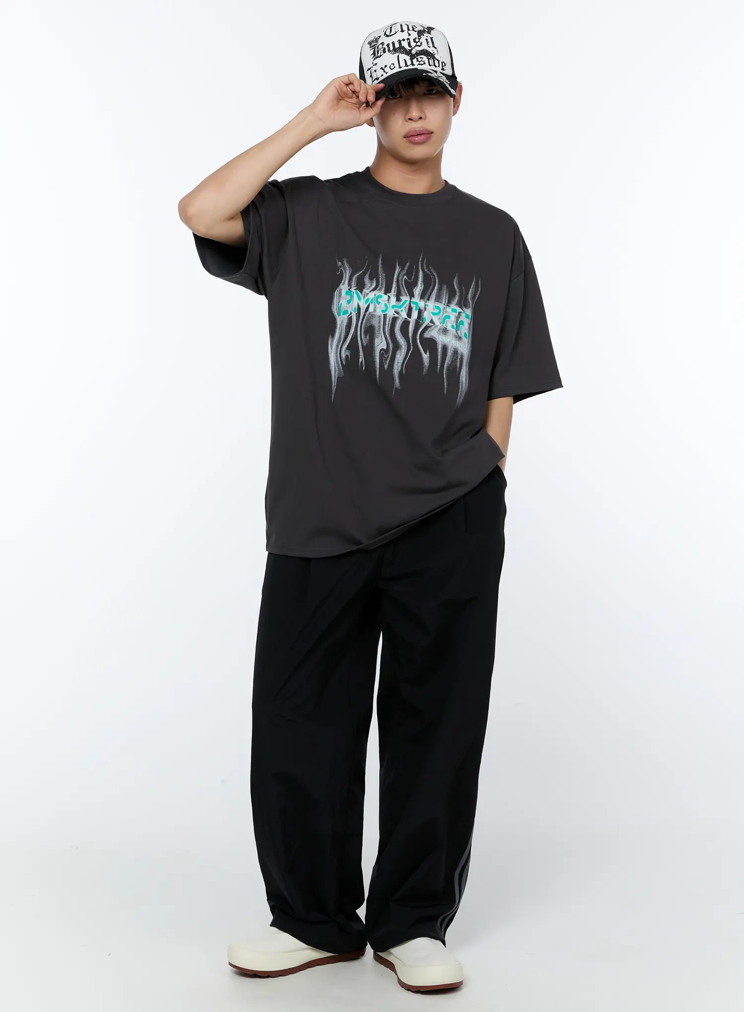 Men's Wide Leg Track Pants IA520 - Image 12