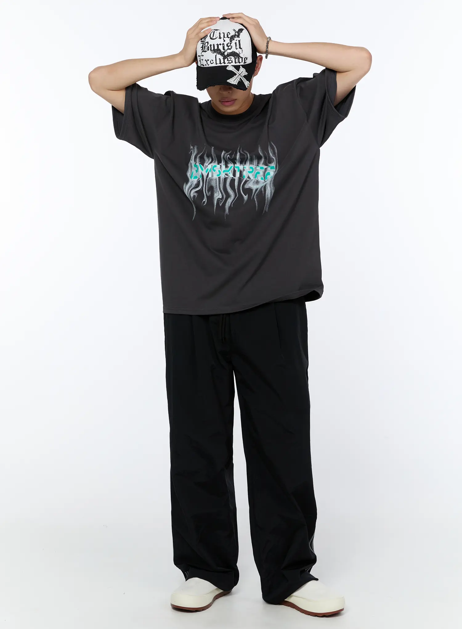 Men's Wide Leg Track Pants IA520 - Image 13