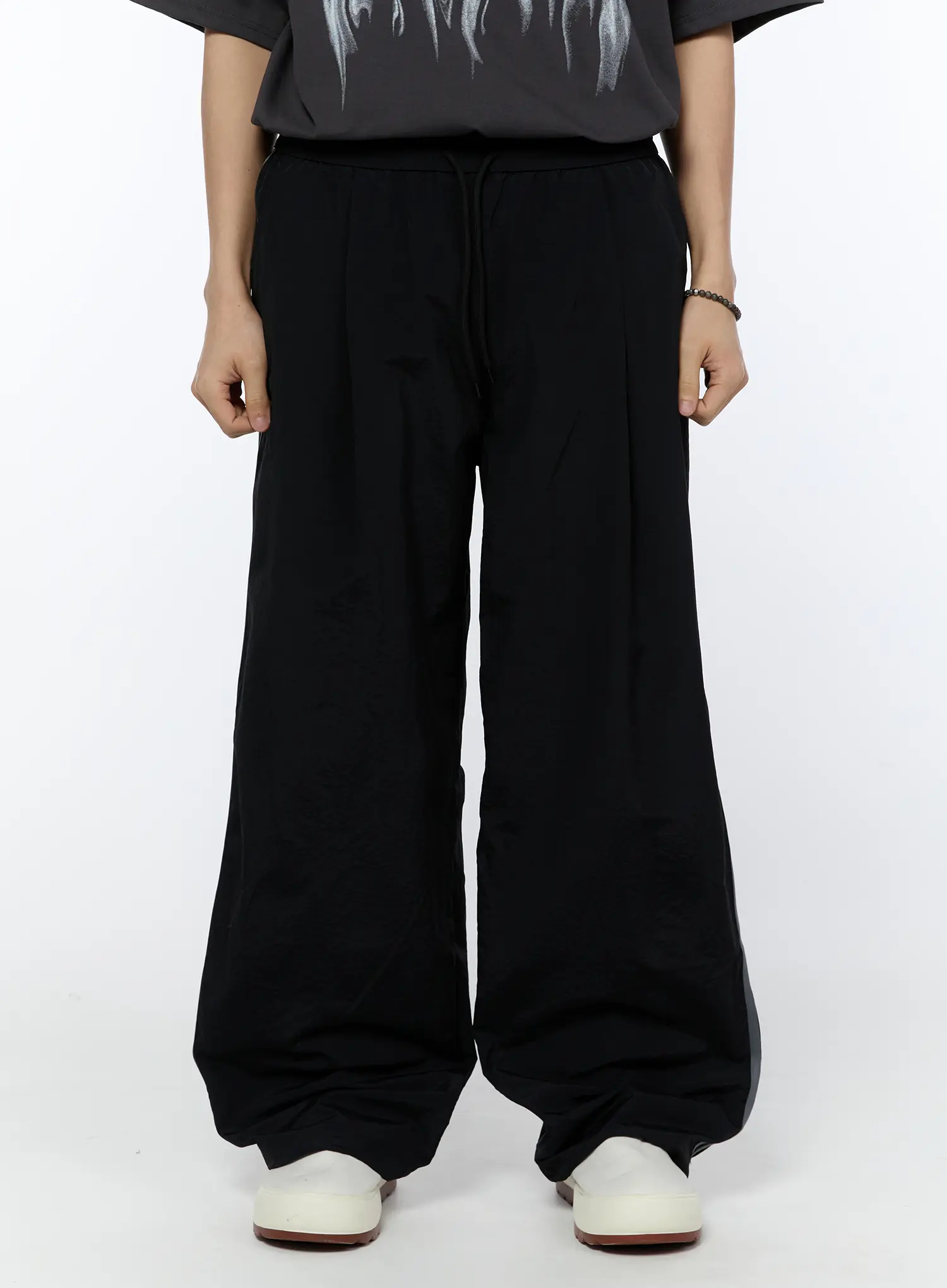 Men's Wide Leg Track Pants IA520 - Image 4