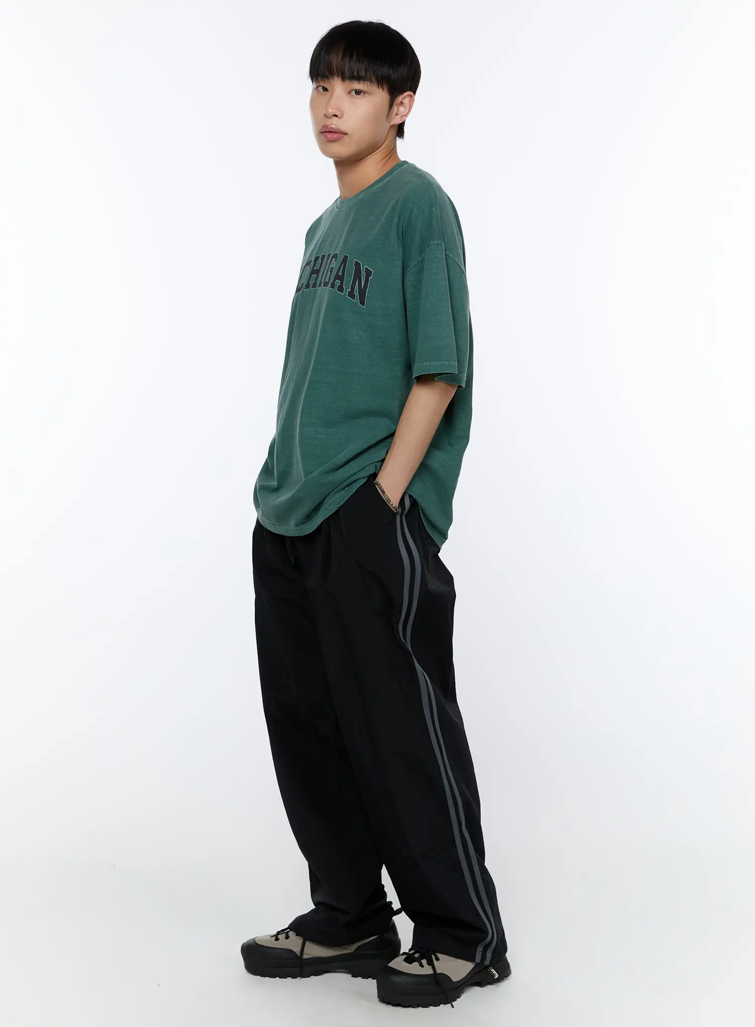 Men's Wide Leg Track Pants IA520 - Image 9