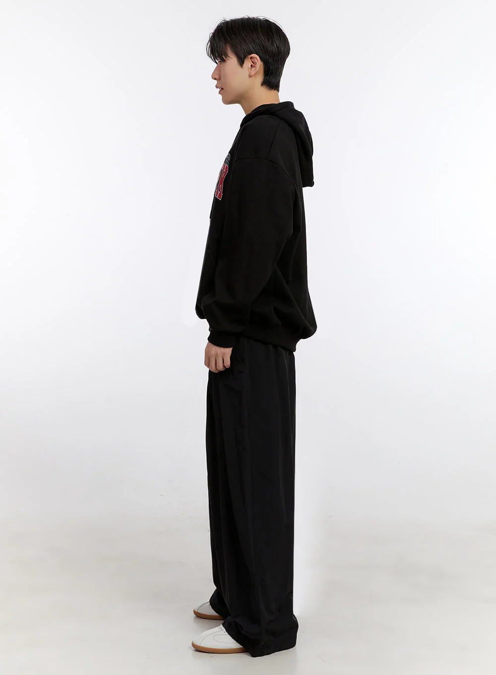 Men's Wide-Leg Windbreaker Pants IM525 - Image 10