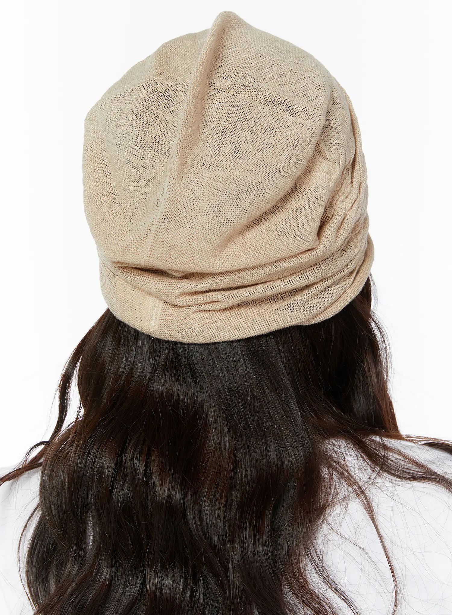 Mesh Ruched Beanie CY515 - Image 5