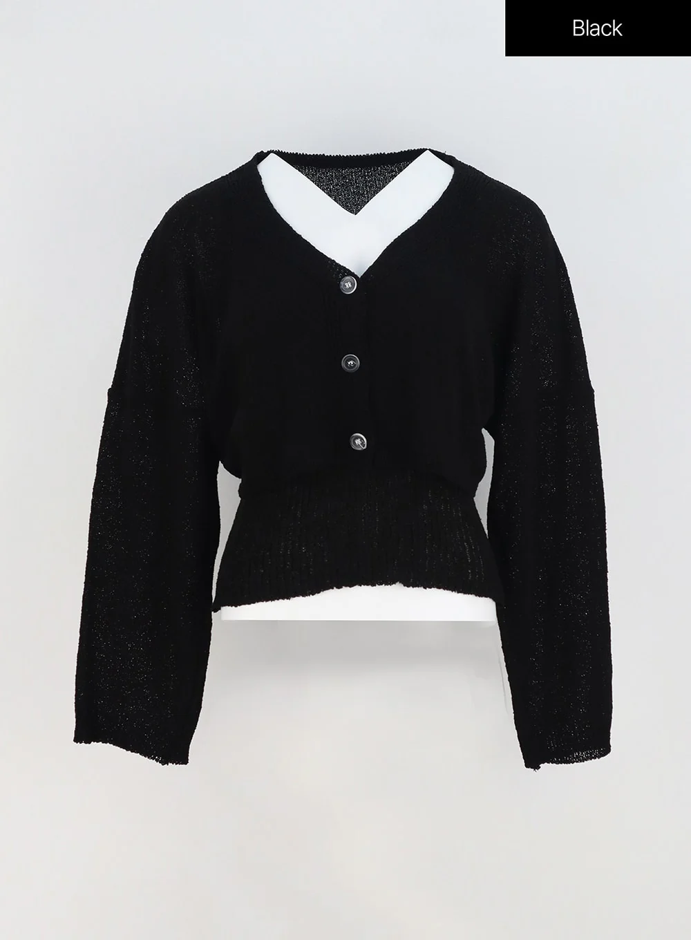 Mesh Top And Cardigan Set OY317 - Image 19